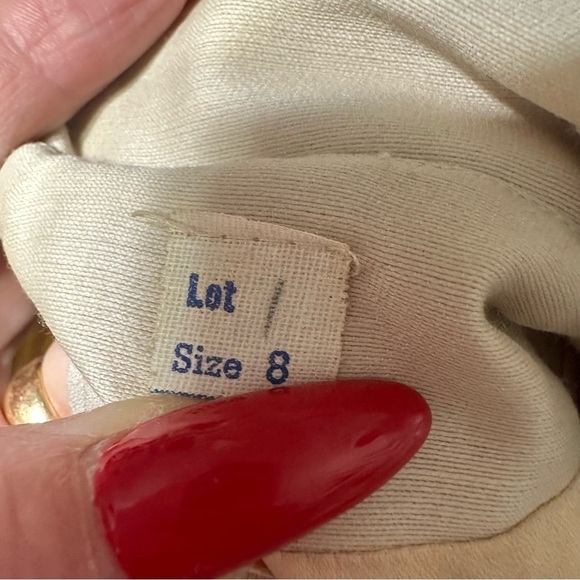 Vintage 2 piece wool blend set 50’s rhinestones size 8 - Picture 10 of 11